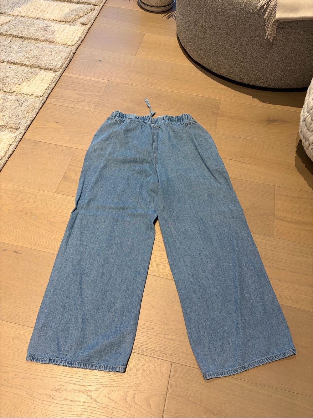 Velvet Heart Light Blue Wide Leg Drawstring Jeans - Picture 3 of 5